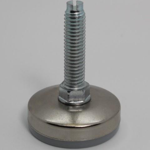 1/2" & 1" 4 Adjustable Threaded Nickel-based Furniture Stem Glide Levelers 