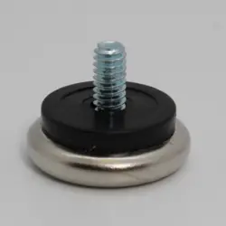  1/4-20 X 1/2" STUD CUSHIONED Adjustable Glide | 7506-4-24