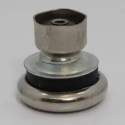 5/8" 14-16 Ga Round Cushioned Swivelglde 1.23" Od Np Steel Base 8181-F-3