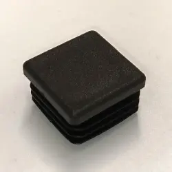 1 14-20 Gauge Square Black Poly Insert Glide 1202-U-75