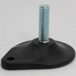  3/8-16 X 1-1/4" STUD Adjustable Non-Skid Glide | 7658-TD-6-B-60