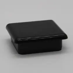 1-1/2" 11 Gauge Square Black Abs Insert Glide  Insert Section Od 1.265 - 1.275" 1279-8