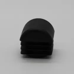 7/8" 14-20 Gauge Square Black Poly Rocker Base Insert Glide  Insert Fins Od 0.81-0.82" 1302-U-70