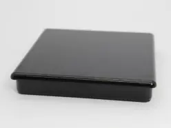 3" 14 Gauge Square Black Abs Insert Glide  Insert Section Od 2.84 1323-8