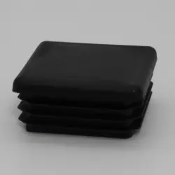 1-1/2 14-20 Gauge Square Black Poly Insert Glide 1308-U-71