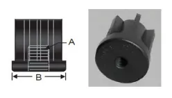Threaded Tube Ends (Round, One-piece, Inch)