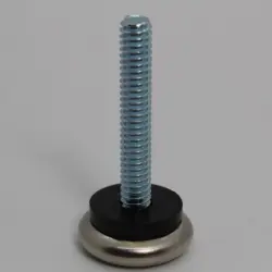  1/4-20 X 1-1/2" STUD CUSHIONED Adjustable Glide | 7508-4-24