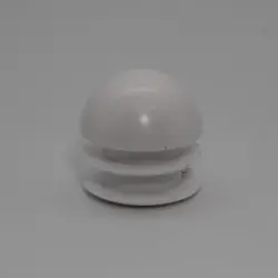 1" 14-23 Gauge Round White Poly Ball Glide Insert  Insert Fins Od 0.96-0.97 1139-U-Bg-W-49