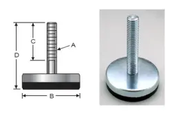 Glide-Rite™ (Stud Style, Elastomer Base, Metric)
