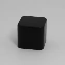 1/2" Id Square Black Poly Cap  Light To Medium Duty 1486-5