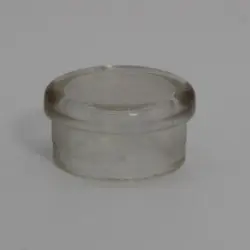 1-1/8" 16 Gauge Round Clear Butyrate Insert Glide Insert Section 1.000-1.010 1155-C