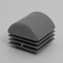 1" 14-20 Gauge Square Ash Gray Poly Rocker Base Insert Glide  Insert Fins Od 0.96-0.97" 1238-U-Ag-19