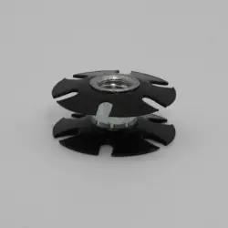 Heavy Duty Tube Connector, 1-1/4" OD, 16-18 Gauge, M8 Thread, 1.20-1.21" Clip OD