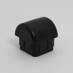 13/16" 18-19 Gauge Square Black Hdpe Rocker Base Insert Glide  Insert Section Ribs Od 0.73-0.75" 1513-6