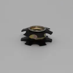 Heavy Duty Tube Connector, 1" OD, 12-14 Gauge, 1/4-20 Thread, 0.86" Clip OD