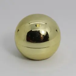5/8" Id  1" Od Round Brass Plated Plastic Ball Cap 1442-Bc-Bp-X