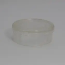 1-1/2" 18-20 Gauge Round Clear K Resin Insert Glide  Insert Section Ribs Od 1.44" 1175-C-4