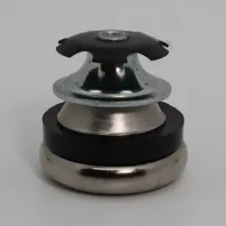 7/8" 16-18 Gauge Round Cushioned Swivelglide 8175-67