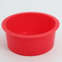 1.568  - 1.688" Id Round Red Poly Cap  Tapered For Protective Closure Applicati 18-X