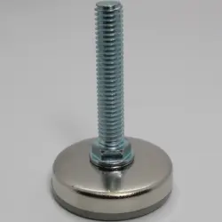  3/8-16 X 2" W/HEX Adjustable Glide | 7536-6-02-FT-24