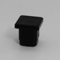 1/2" 16 Gauge Square Black Abs Insert Glide  Insert Section Od 0.385 1275-8