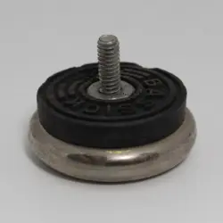  8/32 X 3/8" STUD W/LOCK NUT CUSHIONED Adjustable Glide | 7501-1-1/4-15