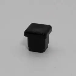 1/2" 18 Gauge Square Black Abs Insert Glide  Insert Section Od 0.41 2336-8