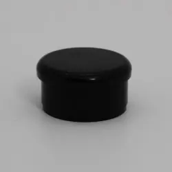 1" 18 Gauge Round Black Butyrate Insert Glide  Insert Section Od 0.91" 1145