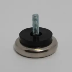  8/32 X 1/2" STUD W/LOCK NUT CUSHIONED Adjustable Glide | 7501-1