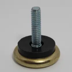  1/4-20 X 1" STUD CUSHIONED Adjustable Glide | 7504-4-BP-1