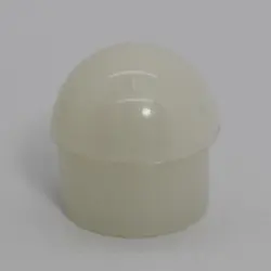 1" 18 Gauge Round Natural Nylon Ball Glide  1368-Nn-Bg-4