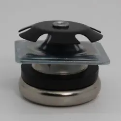 1-1/4" 16-18 Gauge Square Cushioned Swivelglide 8238-67