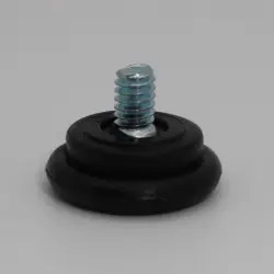  1/4-20 X 3/8" STUD CUSHIONED Adjustable Glide | 7610-4-3/8-B-55