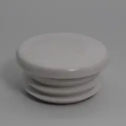 1-1/2" 8-12 Gauge Round White Poly Insert Glide  Insert Fins Od 1.29-1.30 1226-U-W-2