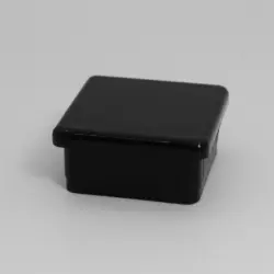 1-1/8" 16 Gauge Square Black Butyrate Glide  Insert Section Od 1.01 1194