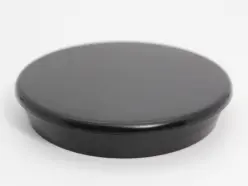 3" 11 Gauge Round Black Abs Insert Glide  1375-8