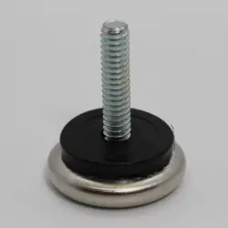  1/4-20 X 1" STUD CUSHIONED Adjustable Glide | 7504-4-CC-24