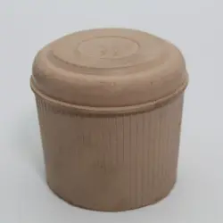 1-1/8" Id Round Flesh Tone Rubber Tip 1.18" Sidewall Length  2100-Ft-Nw-X