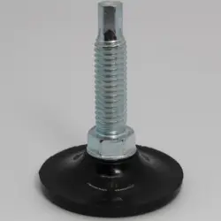  3/8-16 X 1-1/2" STUD Windsor Adjustable Non-Skid Glide | 7671-6HX-HXT-B-67