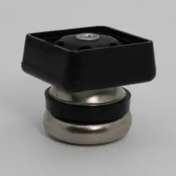 13/16" 16-18 Gauge Square Cushioned Swivelglide 8214-B-67