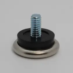  1/4-20 X 1/2" STUD CUSHIONED Adjustable Glide | 7501-4-24