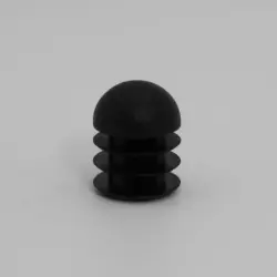 5/8" 14-23 Gauge Round Black Poly Ball Glide Insert, Insert Fins Od 0.62-0.63  1102-U-Bg-5
