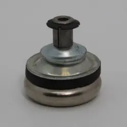 5/8" 13 Ga (7/16" Id) Rd Cush. Swivelgld 1.06" Od Np Steel Base 8171-13-3