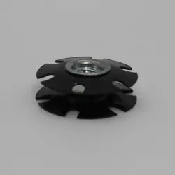 Heavy Duty Tube Connector, 1-1/8" OD, 16-18 Gauge, 1/4-20 Thread, 1.08-1.09" Clip OD