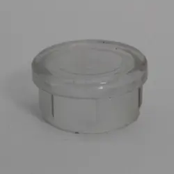 1-1/4" 18 Gauge Round Clear Butyrate Insert Glide  Insert Ribs Od 1.165-1.17" 1170-C-6