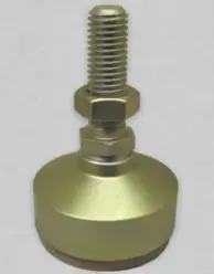 1/2-13 X 2" W/HEX & JAM NUT BOTH 3/4" AF ANTI VIBRATION SWIVEL LEVELER