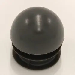 1-1/4 14-20 Gauge Round Dark Gray Poly Ball Glide Insert 1195-U-Bg-49