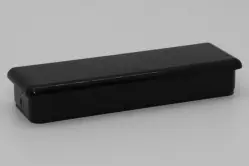1" X 3" 16 Gauge Rectangular Black Abs Insert Glide  Insert Od 0.875" X 2.875 1439-16-8