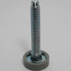  3/8-16 X 2-3/16" W/TOP SLOT ZP STEEL Adjustable Glide | 3366-6S-HXB-FBZ-02-67