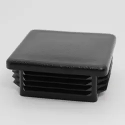 2" 14-20 Gauge Square Black Poly Insert Glide Matte Finish  Insert Fins Od 1.89-1.945" 2384-U-71